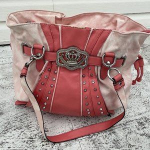 Cathy Newzealand Women Handbag Pink/red Tone Ladies Shoulder Bag
